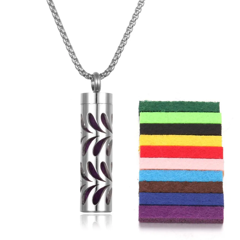 Geometric Aromatherapy Necklace