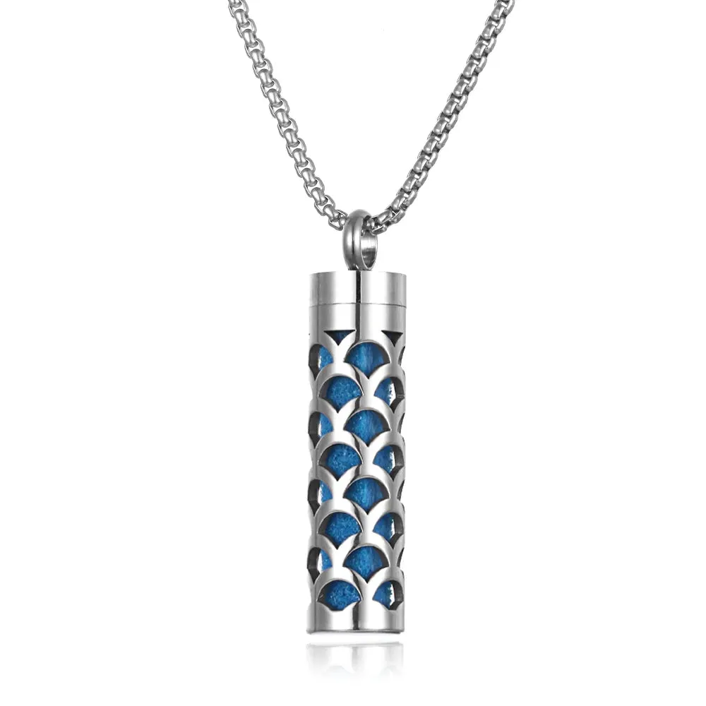 Geometric Aromatherapy Necklace