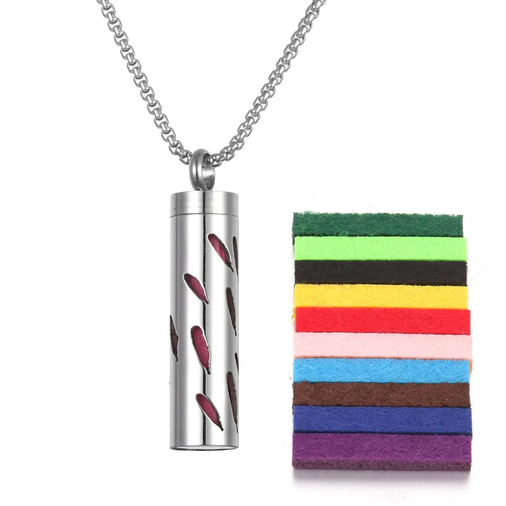 Geometric Aromatherapy Necklace