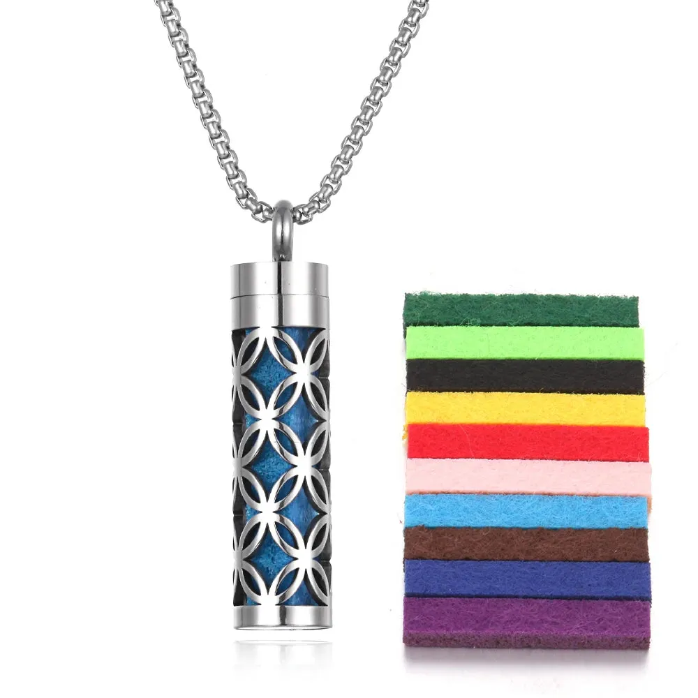 Geometric Aromatherapy Necklace