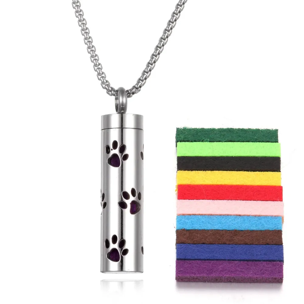 Geometric Aromatherapy Necklace