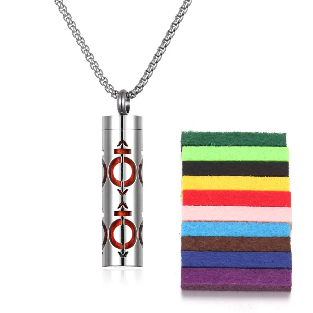 Geometric Aromatherapy Necklace