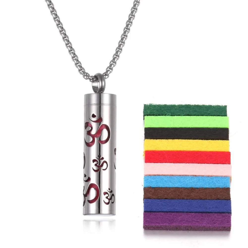 Geometric Aromatherapy Necklace