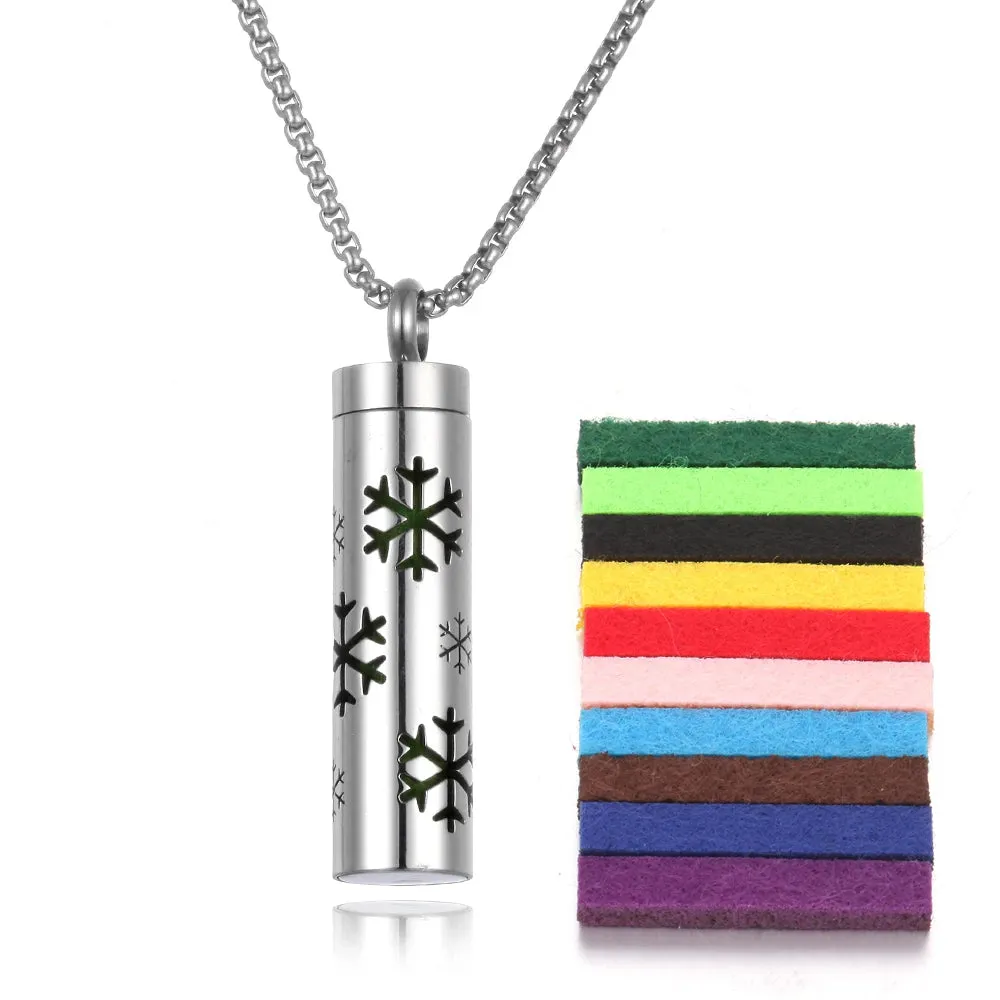 Geometric Aromatherapy Necklace