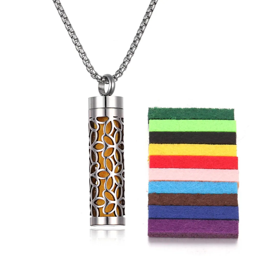 Geometric Aromatherapy Necklace