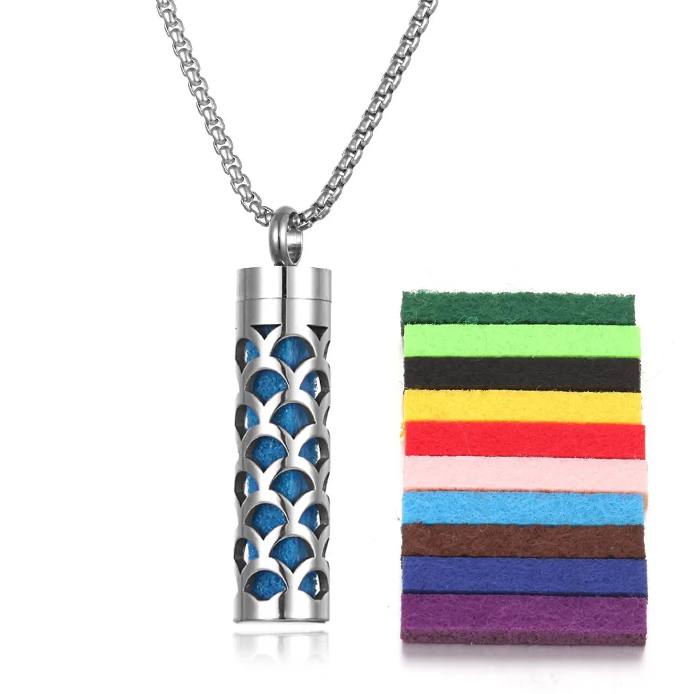 Geometric Aromatherapy Necklace