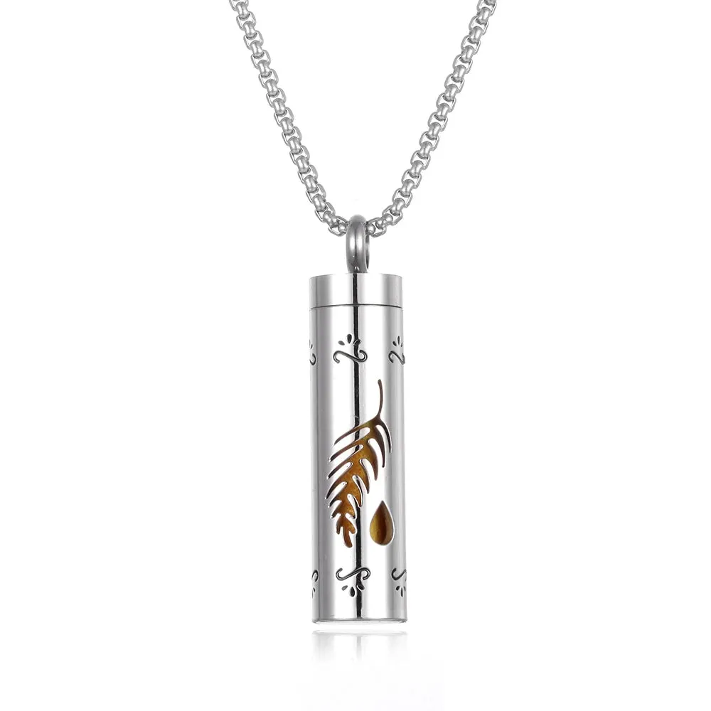 Geometric Aromatherapy Necklace