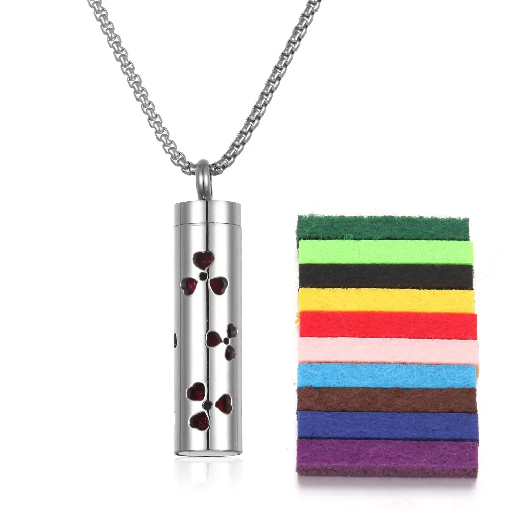 Geometric Aromatherapy Necklace