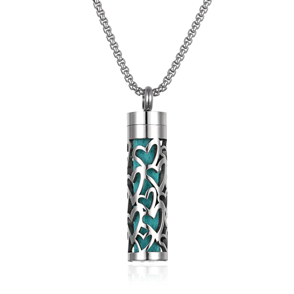Geometric Aromatherapy Necklace