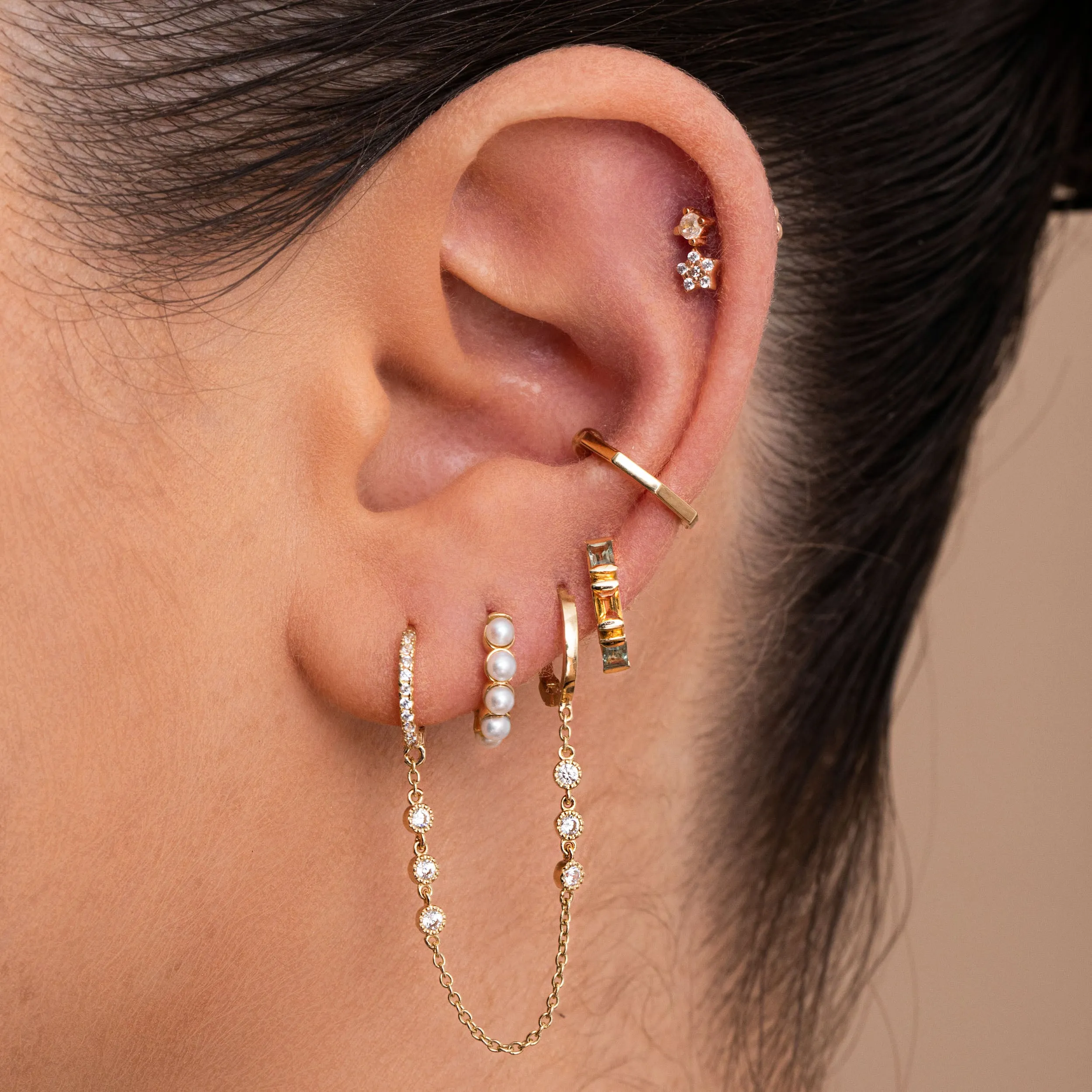 Geometric Cuff Earring