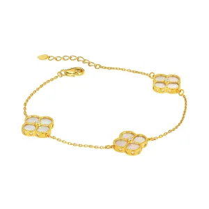 Golden Bloom 916 Gold Bracelet