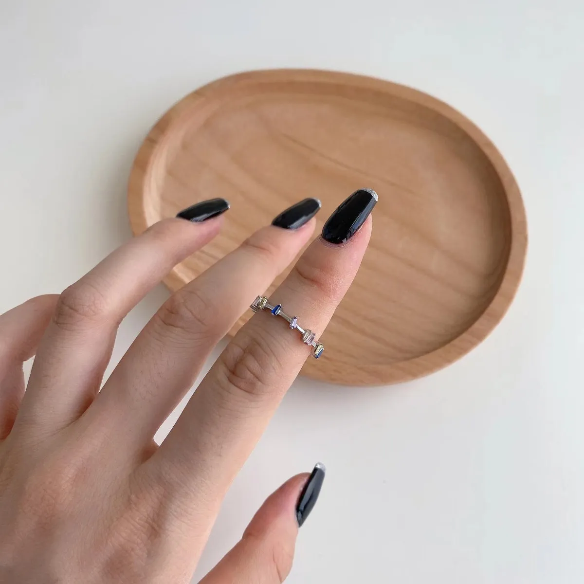[Goodv]Unique Trapezoid Cut Daily Ring