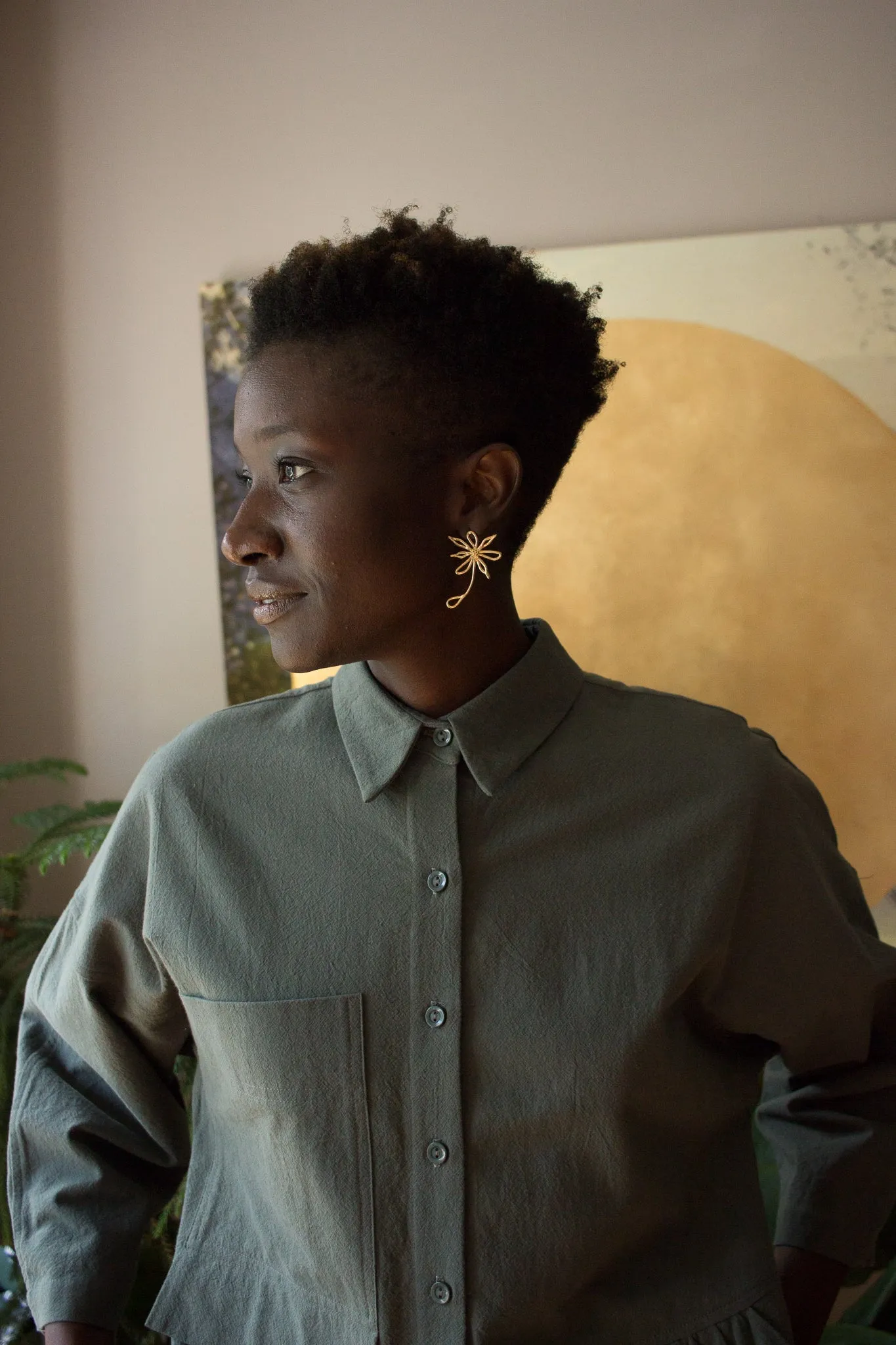 Hawkly Bloom Earrings (Silver or Bronze)
