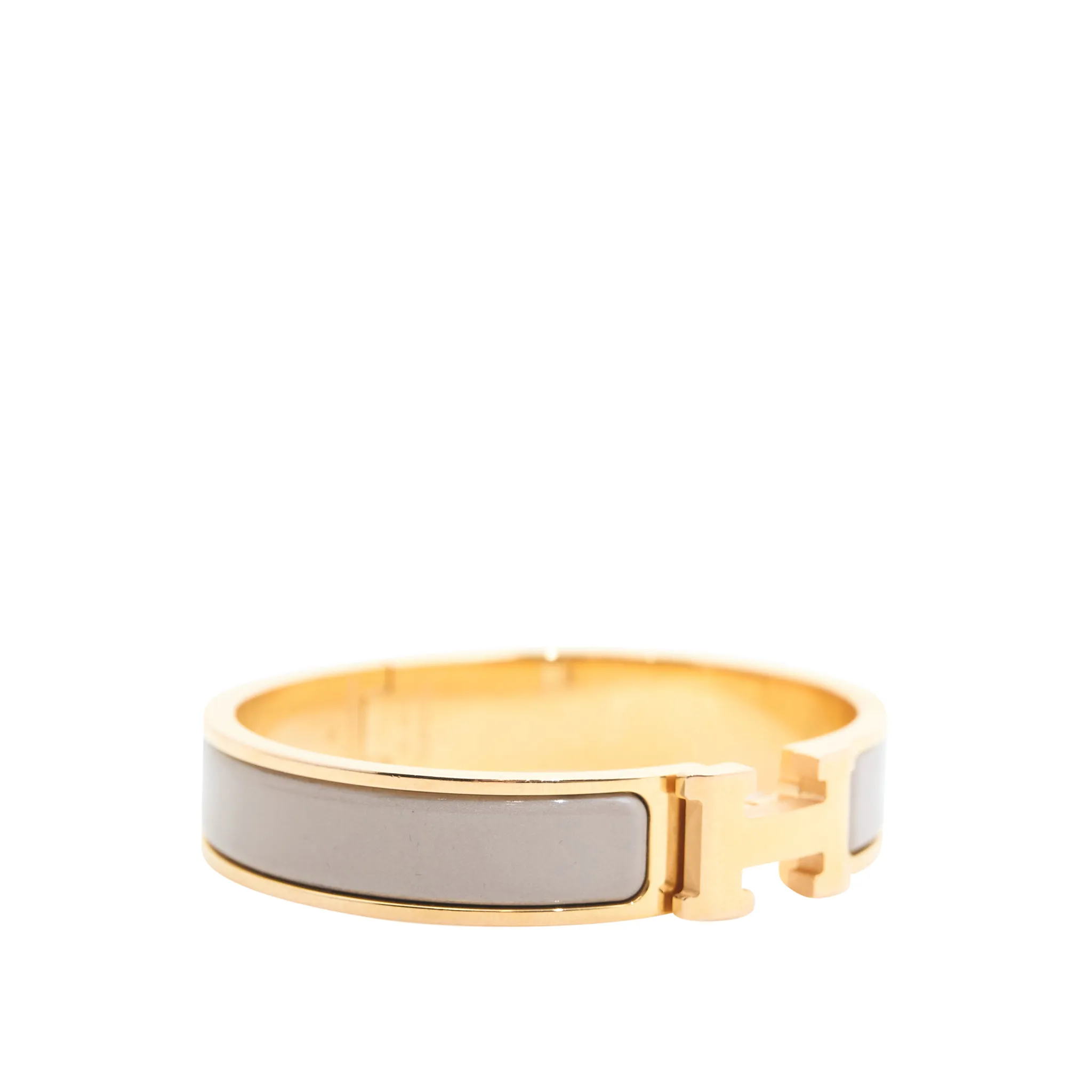 Hermes Clic H Marron Glace Bracelet PM