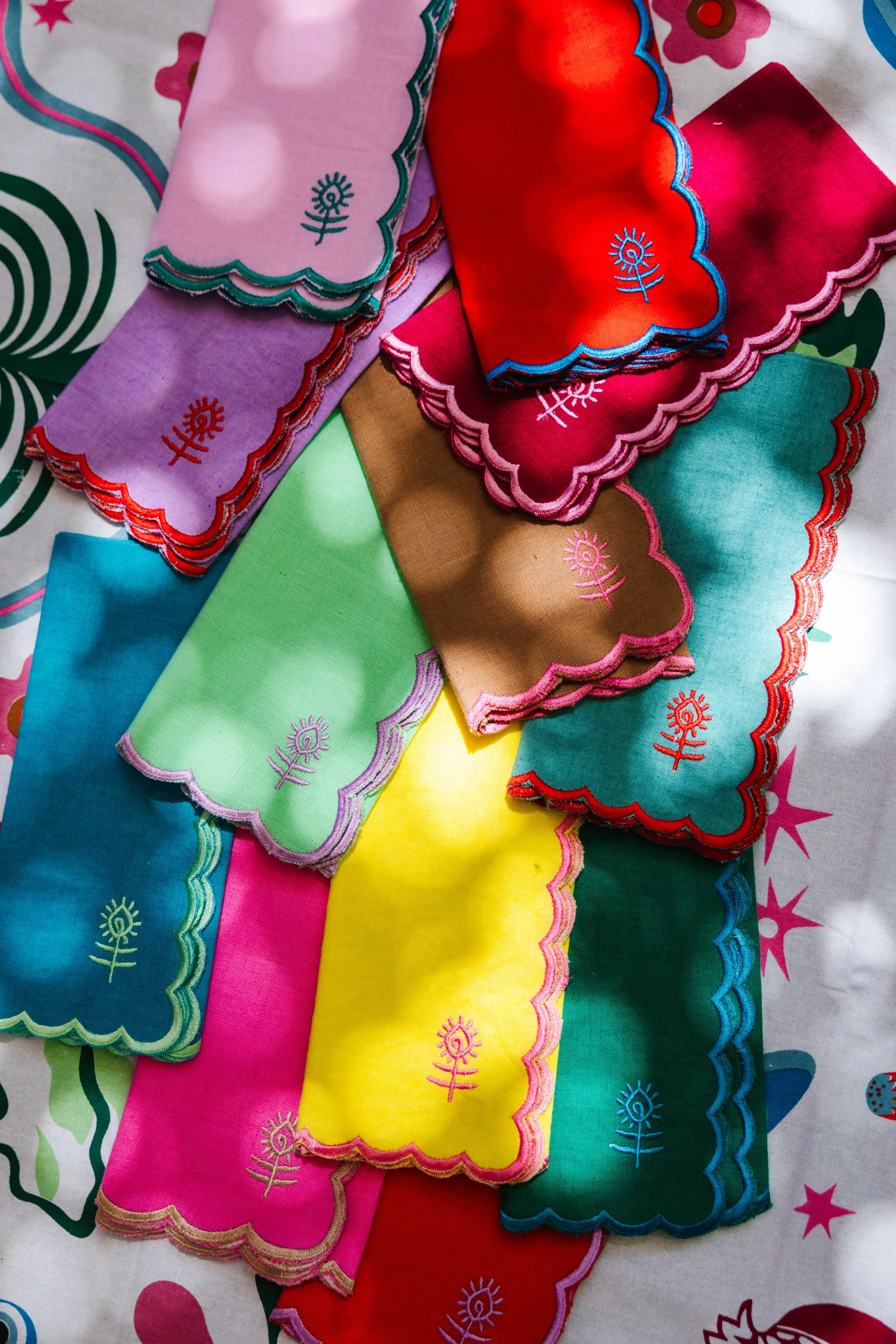 Icon Linen Napkins S/4 - Emerald   Peacock