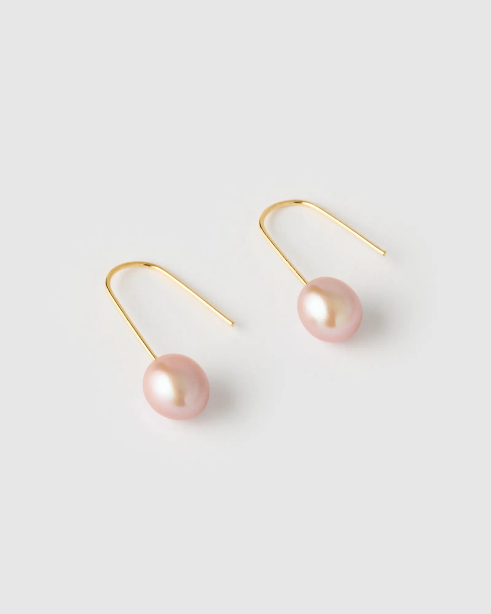 Izoa Daphne Earrings Purple Pearl