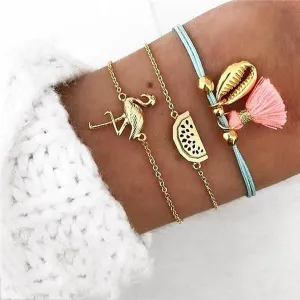 Jewelry That Helps the Ocean | Flamingo Beach Boho Bracelet