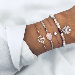 Jewelry That Helps the Ocean | Pink Paradise Boho Bracelet