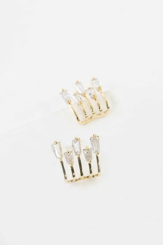 Kalimba Post Earrings