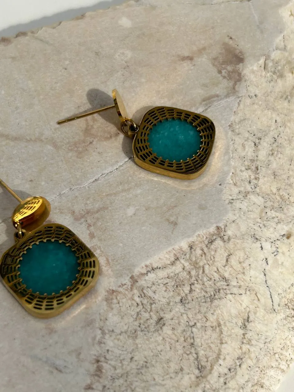 Lazur simple earrings
