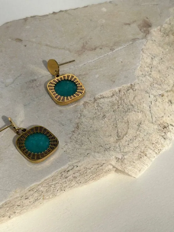 Lazur simple earrings