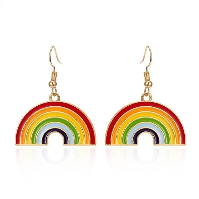 LGBT Rainbow Earrings