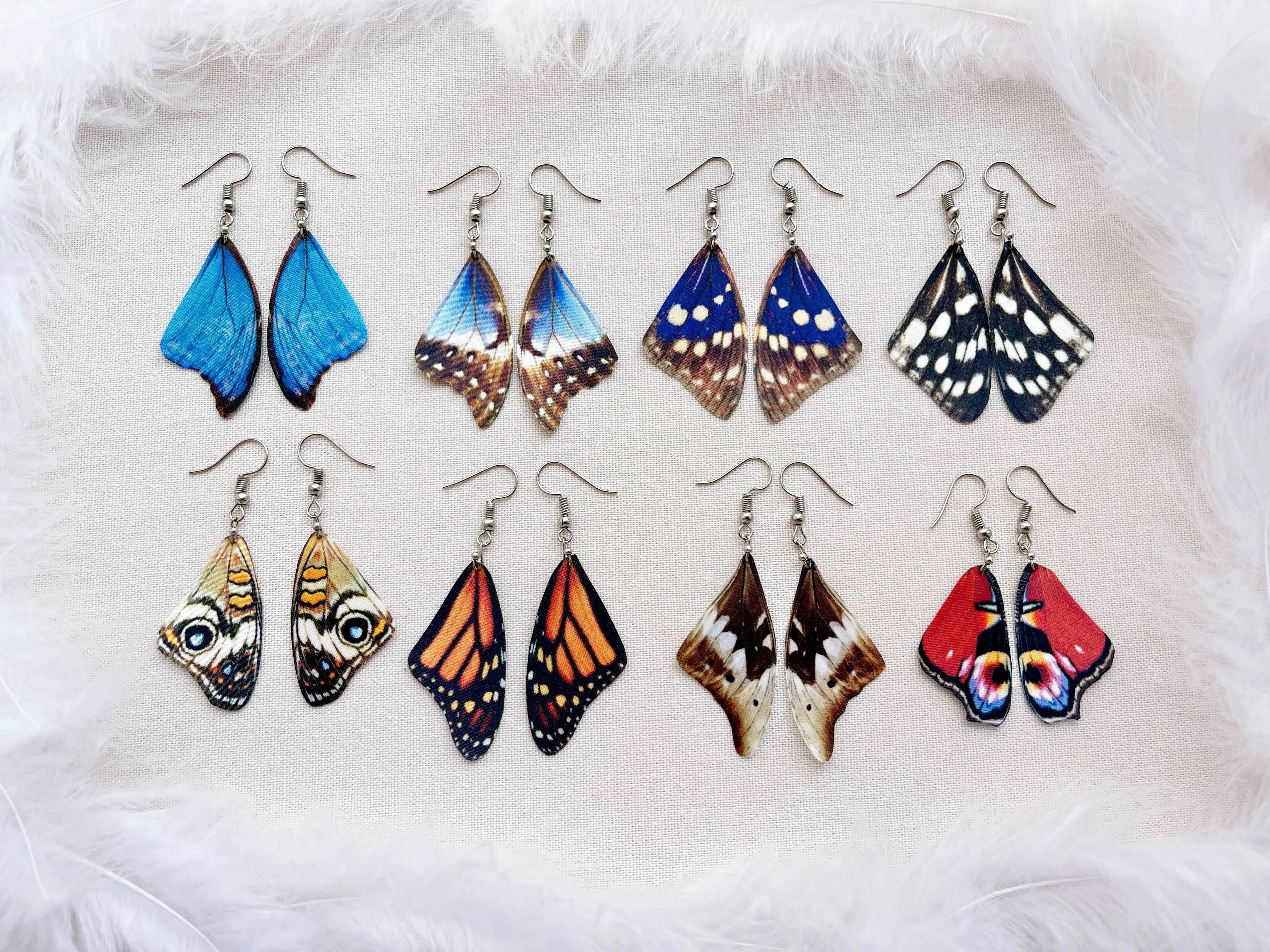 Lightweight Butterfly Wings Earrings