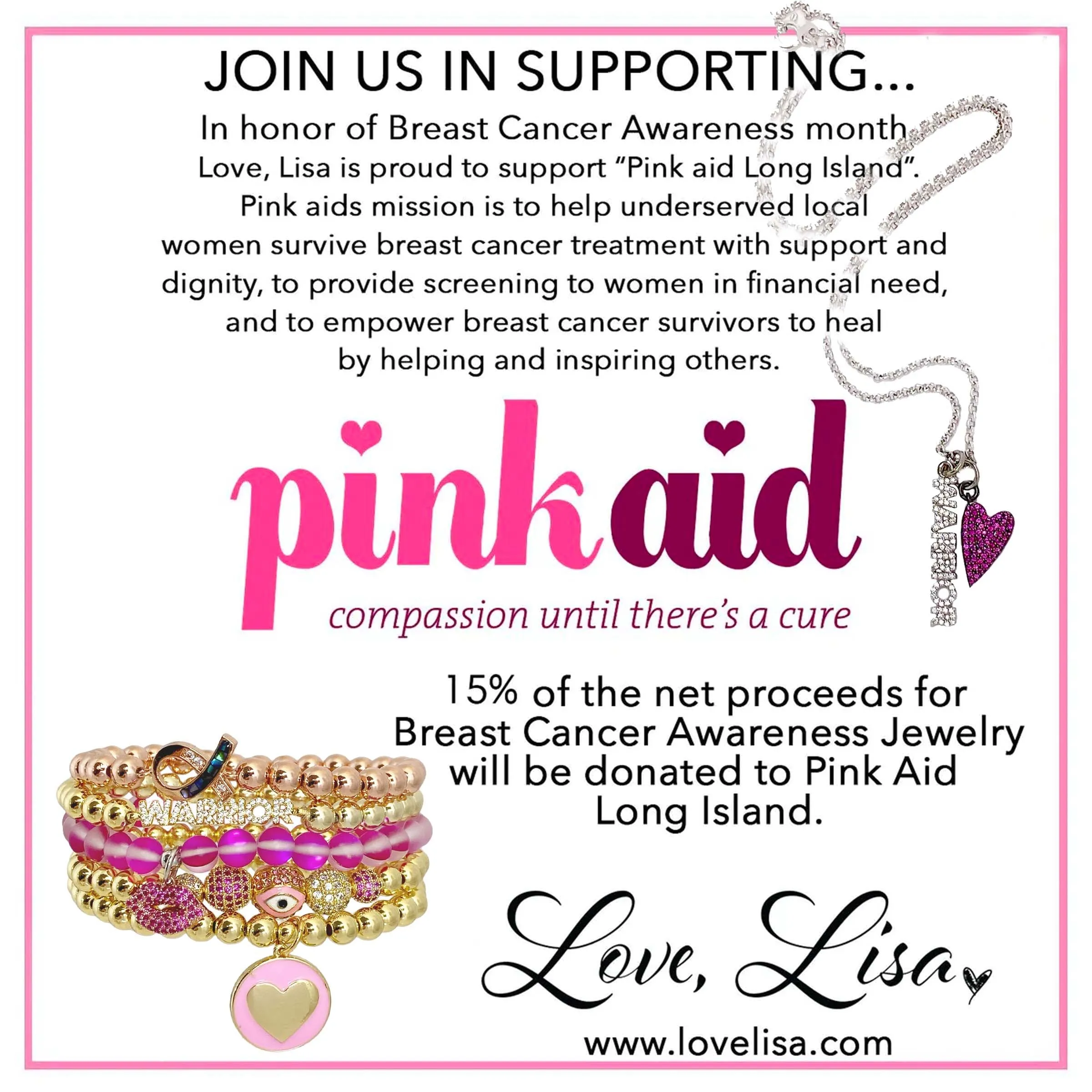 Lisa's F⭐️💗K CANCER Two Stack of Bracelets