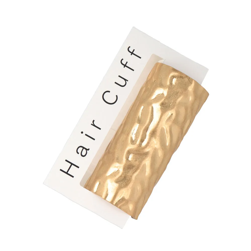 Long Hammered Arch Ponytail Cuff