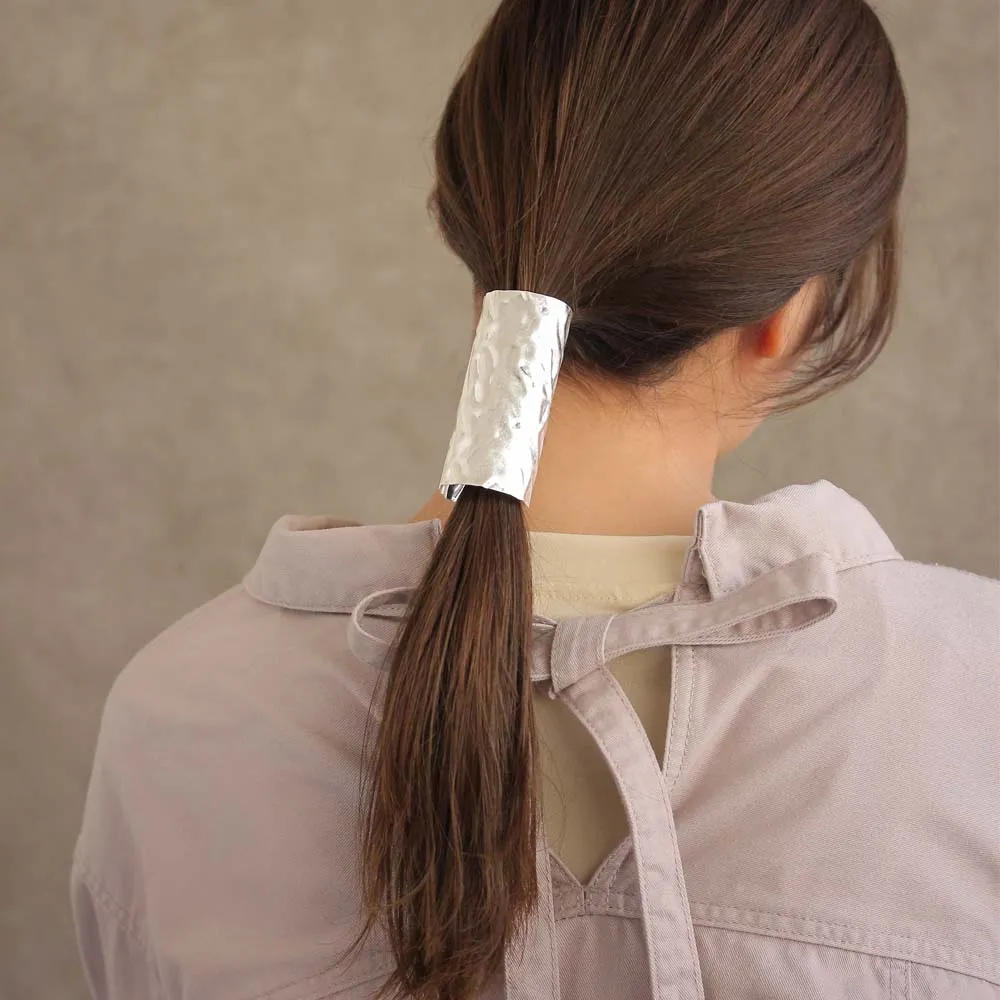 Long Hammered Arch Ponytail Cuff