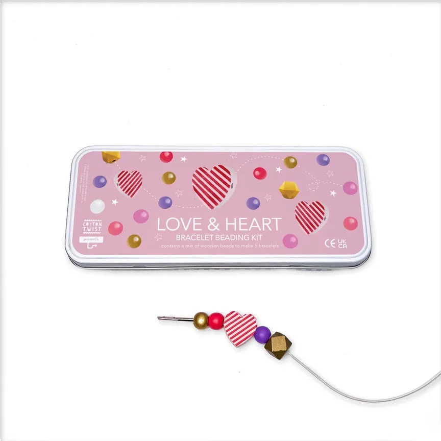 Love & Hearts Bracelet Bead Kit by Cotton Twist