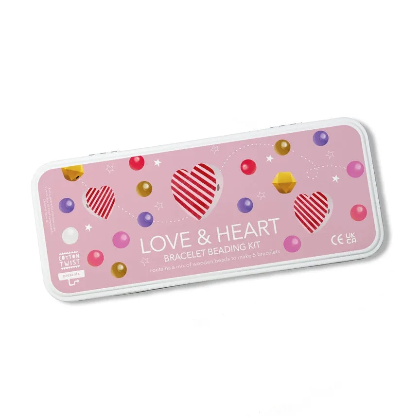 Love & Hearts Bracelet Bead Kit by Cotton Twist