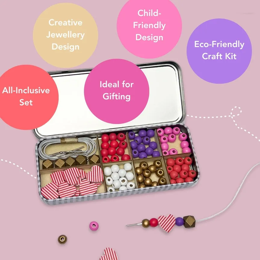 Love & Hearts Bracelet Bead Kit by Cotton Twist