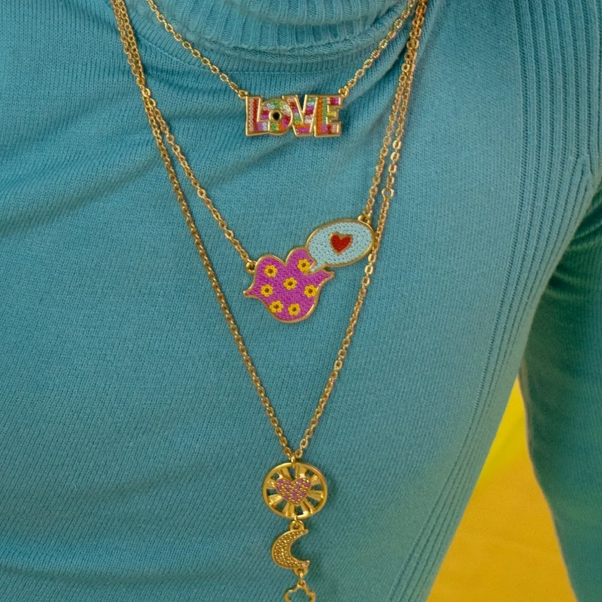 Love Message Choker Necklace