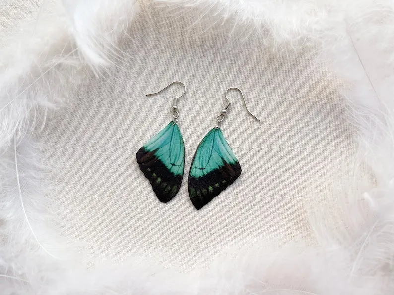 Luna Moth Wing Earrings