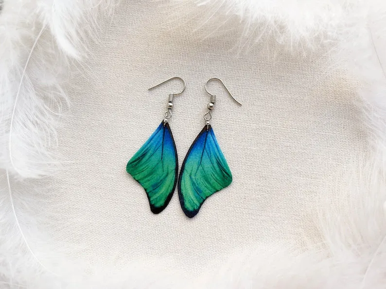 Luna Moth Wing Earrings
