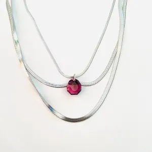 Magical Drop Necklace in Amethyst
