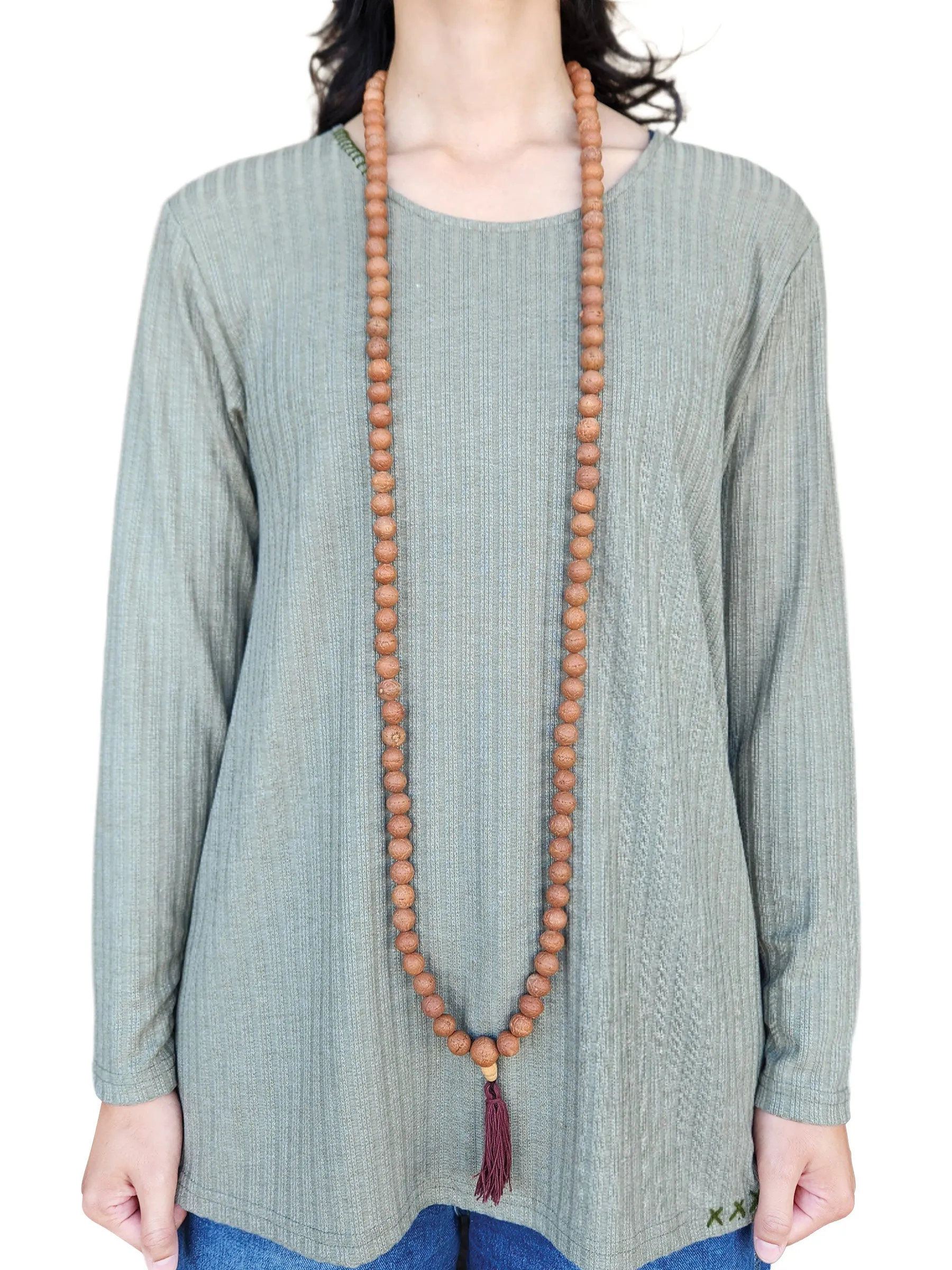 Mala Bead Bodhi Seed Necklace