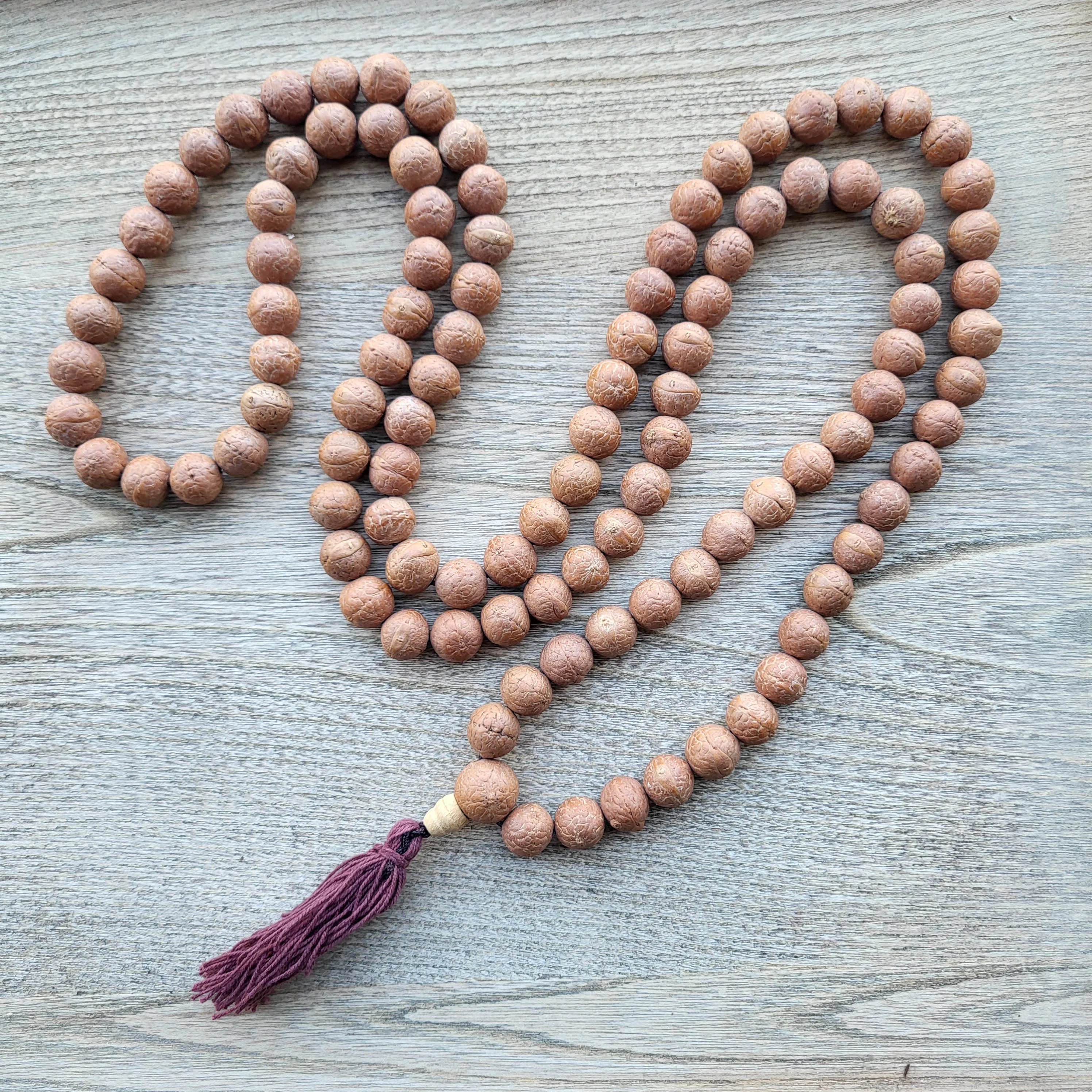 Mala Bead Bodhi Seed Necklace