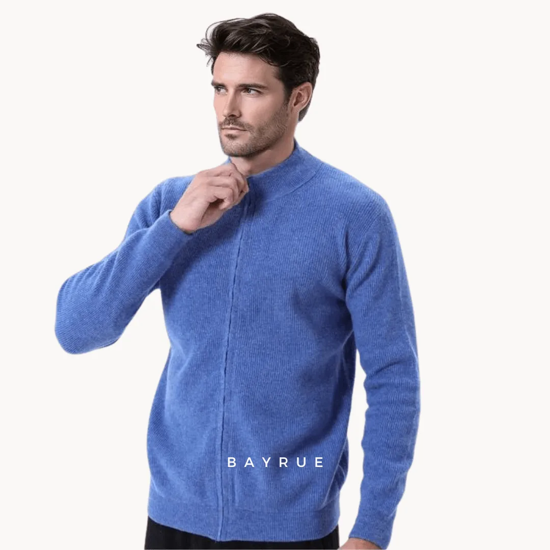 Men's Wool Zip Sweater | Warm & Stylish Knitwear