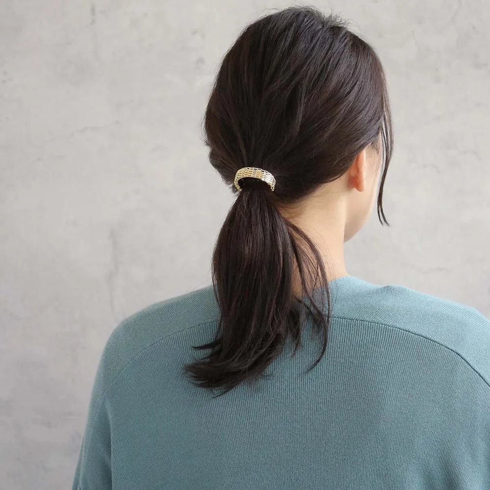 Mesh Arch Ponytail Cuff