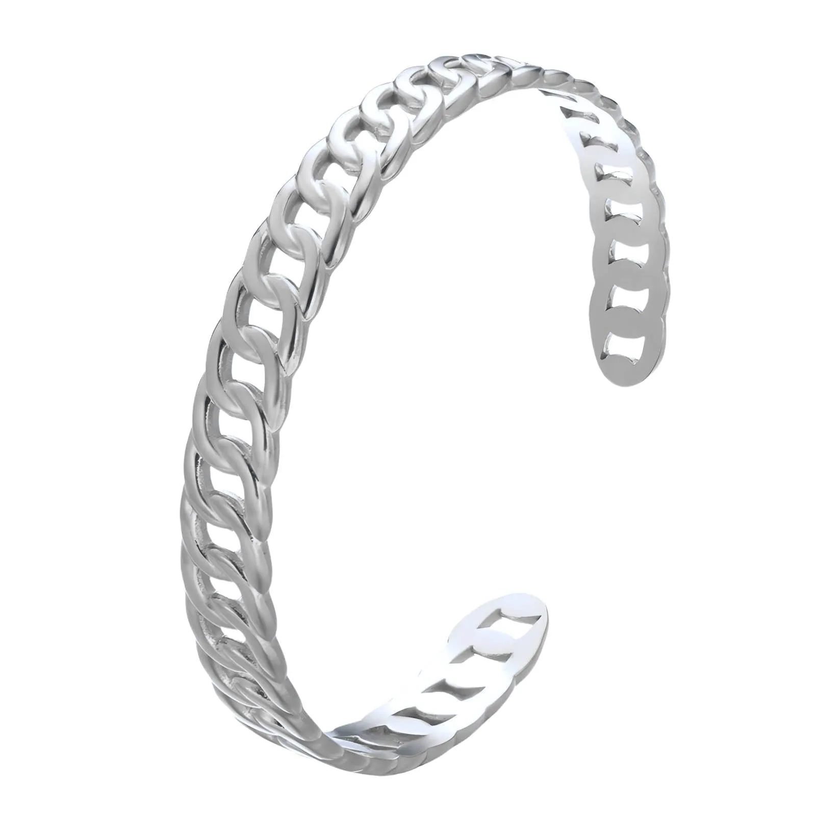Minimalist Chain Bracelet in Stainless Steel