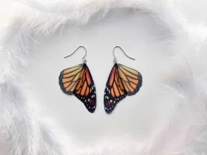 Monarch Butterfly Wing Earrings Perfect Gift For Anyone Who Love Butterflies