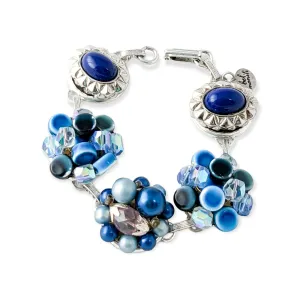 Moody Blues Vintage Cluster Bracelet