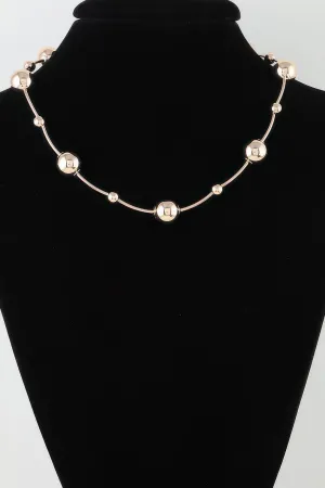 Multi Shiny Orb Necklace