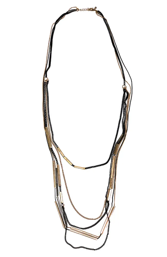Multi String Necklace