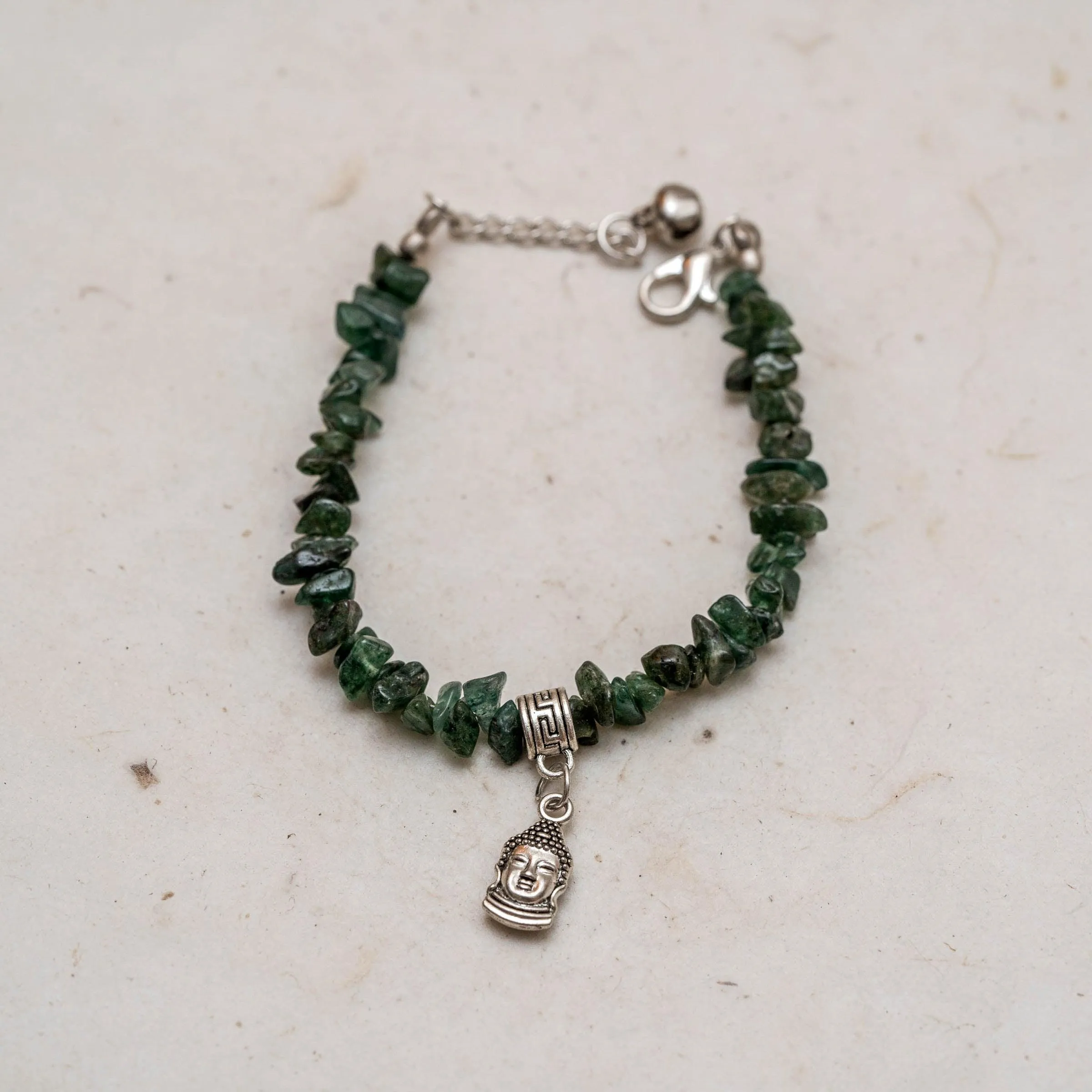 Natural Stone Emerald Chip Bracelets