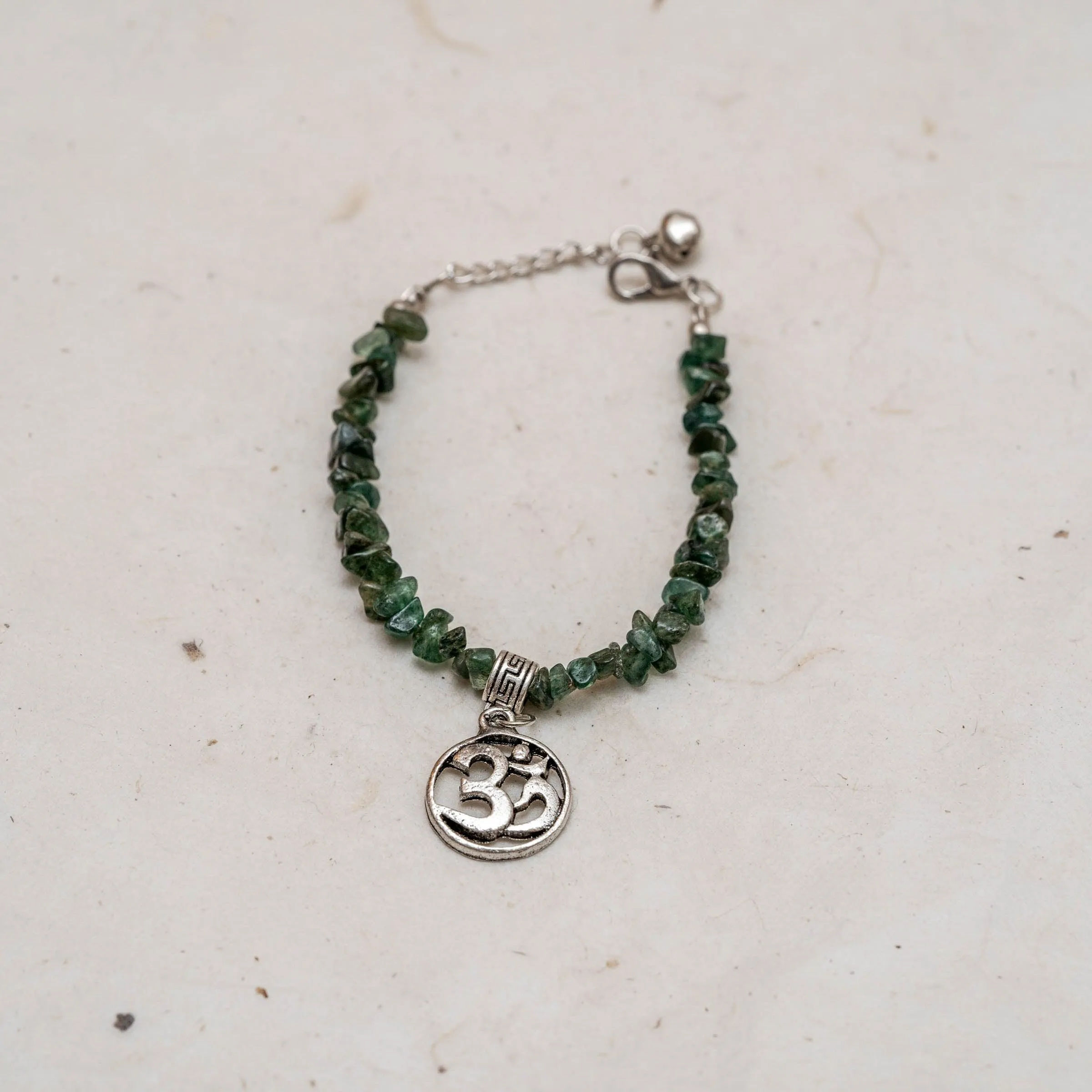 Natural Stone Emerald Chip Bracelets