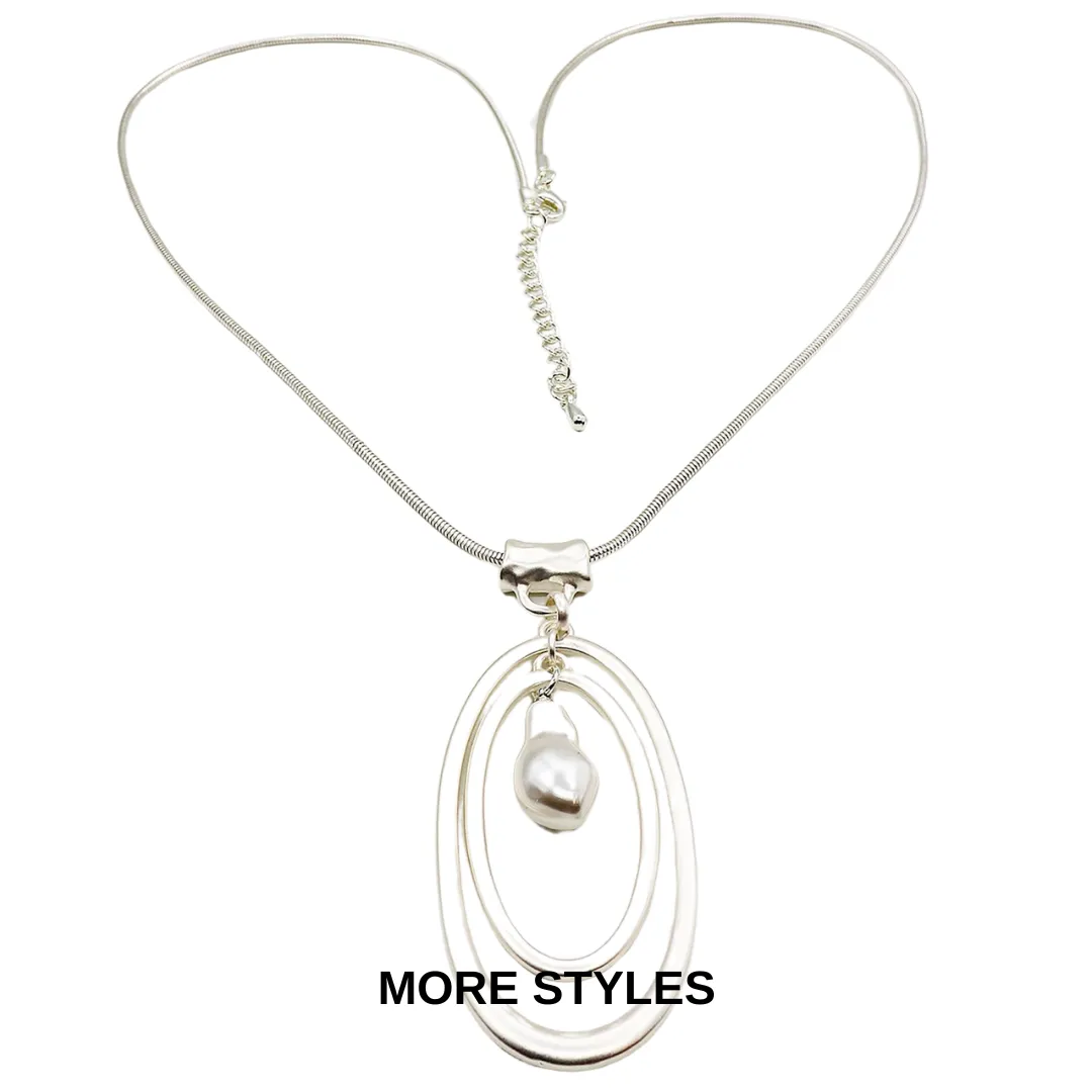 Necklace Long Silver