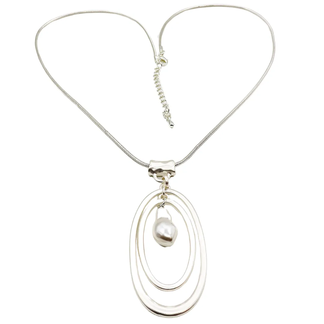 Necklace Long Silver